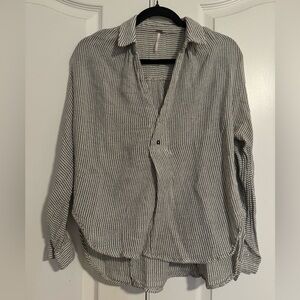 Free People Women’s Striped Shirt